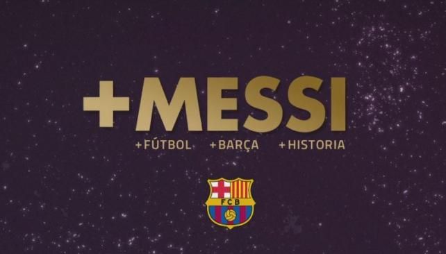 Barcelona anunció oficialmente la renovación de Lionel Messi