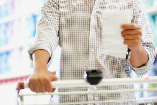 ¡No hagas las compras con el estómago vacío!