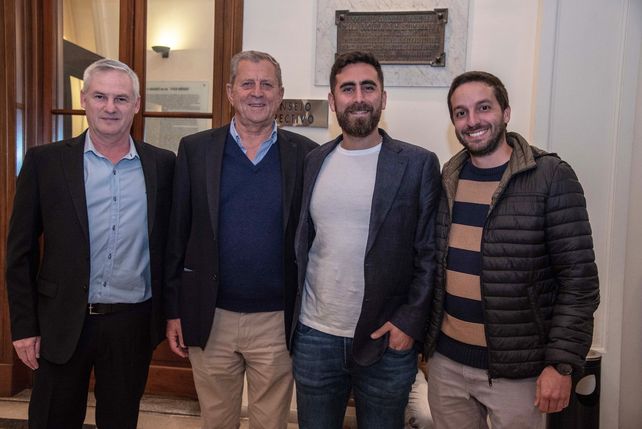 Edgardo Morenza, Carlos Milicic, Sharo Abbud y  Francisco Maciel