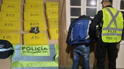 En Ceres: secuestraron más de 14 kilos de cocaína valuada en 25 millones a un camionero boliviano