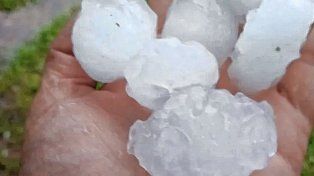 Fuerte tormenta con granizo causó daños en el norte de Entre Ríos.
