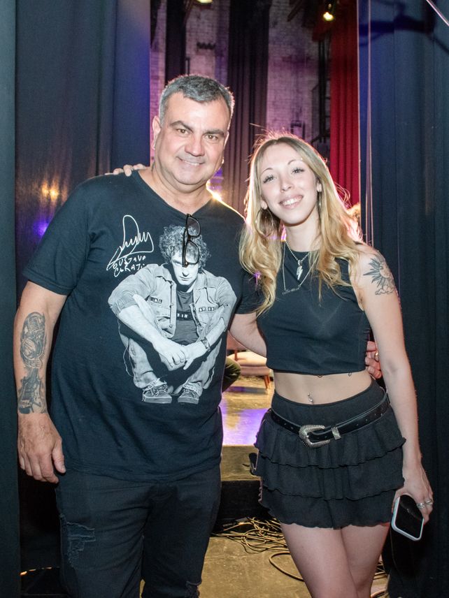 Pedro Ansrisani y Martina García