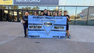 El plantel de Echagüe presente en Buenos Aires.