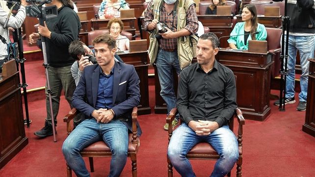Leonardo Ponzio y Maximiliano Rodríguez fueron reconocidos en la Legislatura provincial por ser dos grandes deportistas santafesinos.