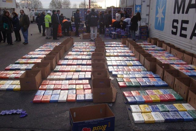 En 2009. La cocaína iba de Río Negro a Europa en cajones de manzanas.