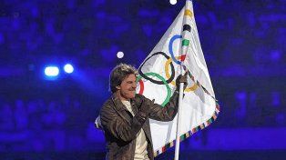 Tom Cruise deslumbró en la ceremonia de clausura de los Juegos Olímpicos