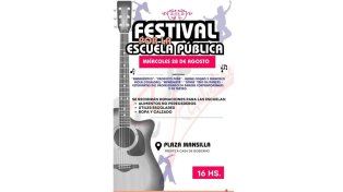 Realizarán un Festival por la Escuela Pública en Paraná