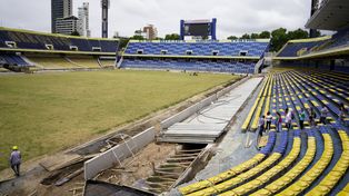 Una pinturita. El Gigante Arroyito comenzó a tener otra con las obras que se están realizando. El equipo de Miguel Angel Russo podrá jugar sin problemas cuando reciba a Banfield por la 2ª fecha el 30 de enero.&nbsp; &nbsp; &nbsp; &nbsp;