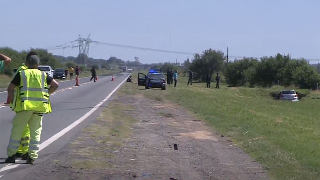 El trágico choque en la ruta nacional A012 sucedió este lunes entre Roldán y Zavalla