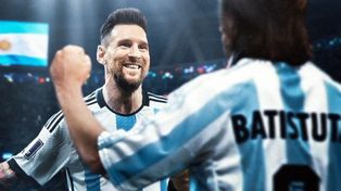 Gabriel Batistuta felicitó este sábado a Lionel Messi por haber igualado su marca de goleador argentino en copas del mundo con 10 tantos.