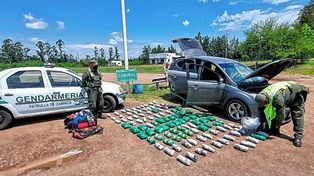 Entre Ríos: interceptaron un auto con hojas de coca