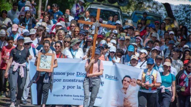 Madres Santa Gianna Beretta Molla organiza una Peregrinación