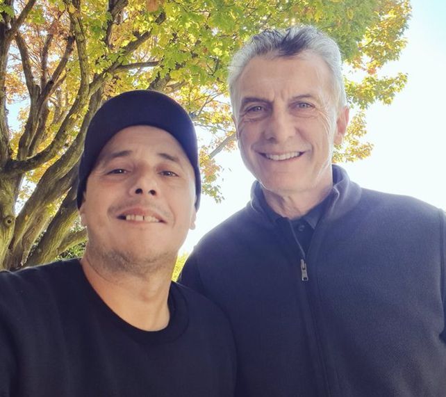 El Dipy finalmente se encontró con Macri y se sacaron una selfie