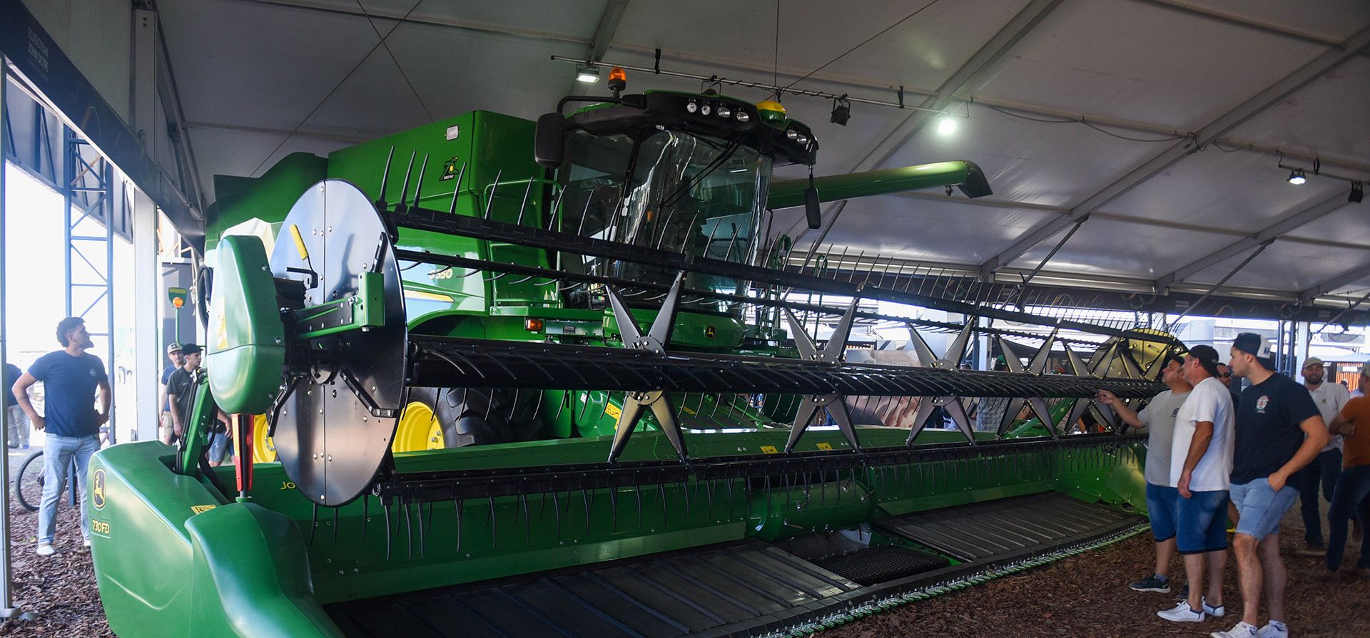 A lo grande. Las compañías llevaron a Expoagro la tecnología de punta.