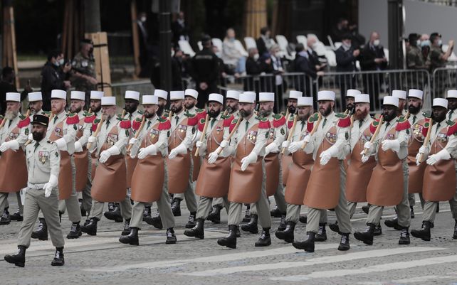 Las imágenes del desfile en Francia por el Día de la Independencia