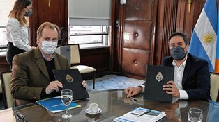 Kueider y Galimberti debatieron por la tarea de Cabandié