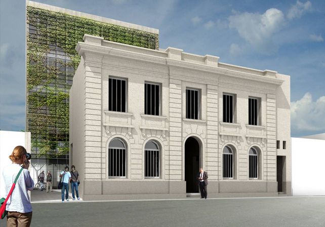 Proyecto. Así quedará el edificio de la casa de estudios terciarios. Gentileza/Prensa Gobernación