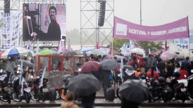 La concentración estuvo signada por el recuerdo de Juane Basso