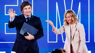 El presidente Javier Milei recibió la ciudadanía italiana por parte de la primera ministra Giorgia Meloni.