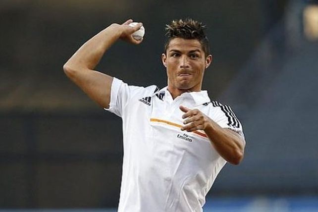 Ahora Cristiano Ronaldo se dedica al béisbol