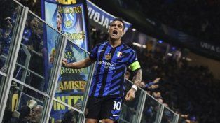 Lautaro Martínez, autor de un gol en el empate entre Inter y Bayern Múnich.