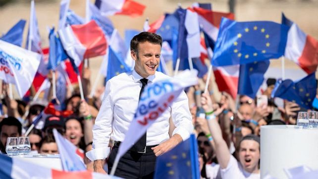 Emmanuel Macron fue reelecto presidente de Francia