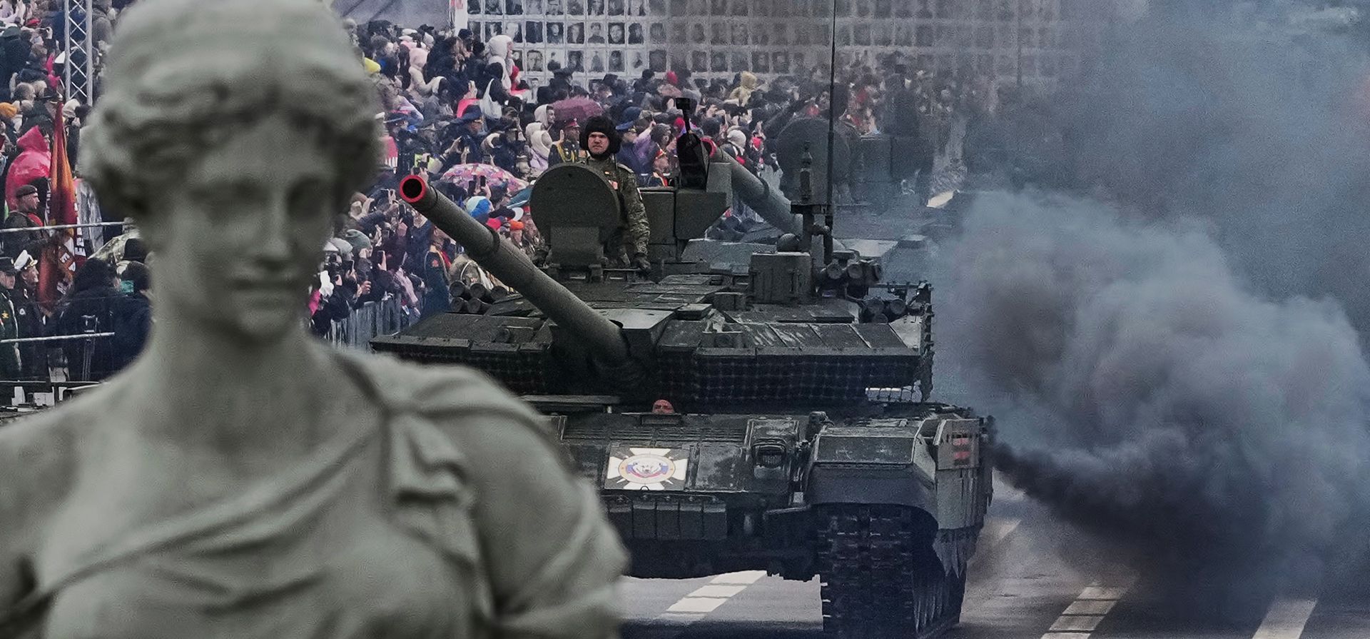 Tanques rusos avanzan durante un ensayo general para el desfile militar del Día de la Victoria en la plaza Dvortsovaya (Palacio) de San Petersburgo, Rusia, el miércoles 7 de mayo de 2025. (Foto AP/Dmitri Lovetsky) Tanques rusos avanzan durante un ensayo general para el desfile militar del Día de la Victoria en la plaza Dvortsovaya (Palacio) de San Petersburgo, Rusia, el miércoles 7 de mayo de 2025. (Foto AP/Dmitri Lovetsky)