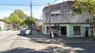 Entre Ríos y Uruguay, donde murió el operario. Foto de Google Street View