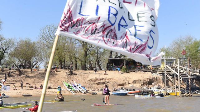 Caravana náutica por la Ley de Humedales
