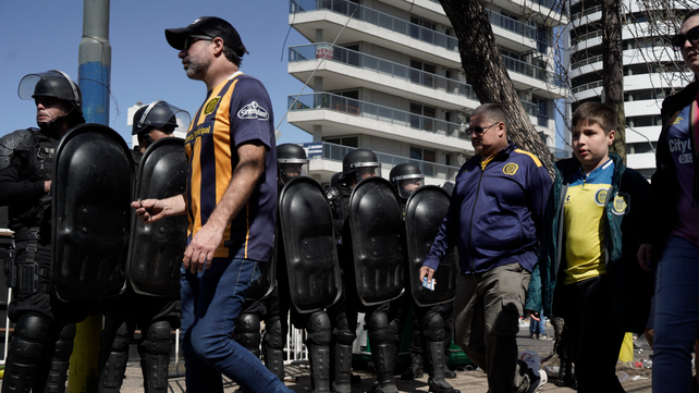 La seguridad del operativo del clásico