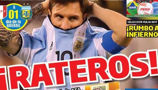 Un diario peruano fue durísimo con Argentina
