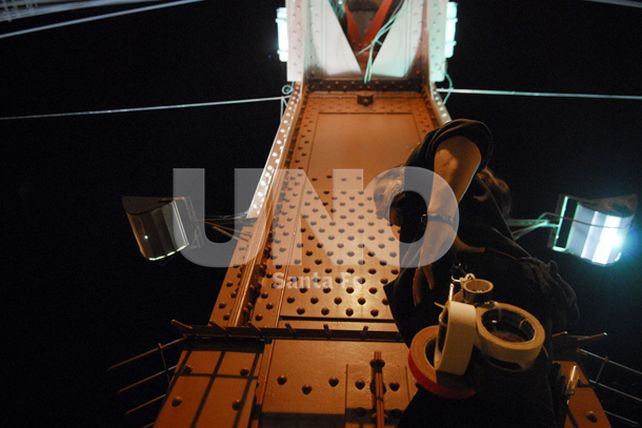 Última noche de rodaje del cortometraje “Puente” y un nuevo corte en el Colgante