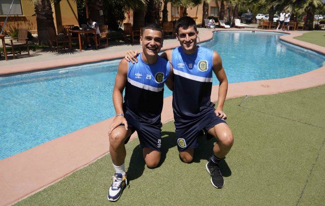 Juntos a la par. Dupuy y Lo Celso se esfuerzan en Chile para ganarse un lugar en el equipo de Russo.
