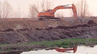 Preocupa la construcción de un terraplén que podría ocasionar problemas en la ruta nacional N°12, en el sur de Entre Ríos