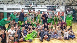 Sanjustino extendió su invicto a ocho juegos en el Torneo Dos Orillas de Básquet.