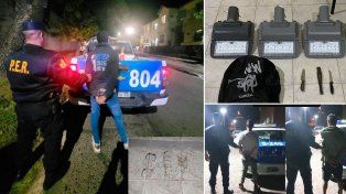 En distintos hechos, tres ladrones robaron farolas de alumbrado público en calle Solanas y picaportes en una escuela de Paraná.