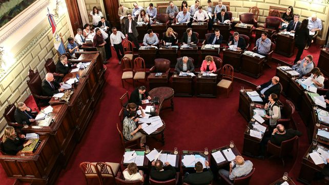 En&nbsp;una sesión especial en la Cámara de Diputados de Santa Fe para tratar el proyecto de reforma constitucional.
