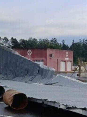 Graves destrozos en el autódromo de Concordia tras el fuerte temporal