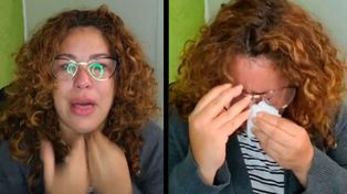 Una profesora se quebró y lloró por el desinterés de sus alumnos en las clases online