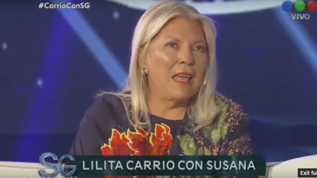 No me parece bien tocar a Florencia Kirchner, porque los hijos son víctimas