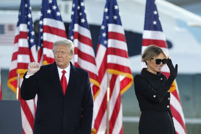 Trump deja la presidencia de Estados Unidos con una promesa: Volveremos de alguna manera