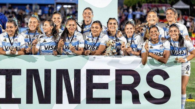 Las Yaguaretés vencieron a Sudráfrica y se quedaron con el SVNS 2 de Montevideo.