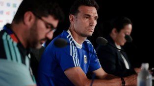 Scaloni: Esto es un partido de fútbol y no podemos mezclar las cosas