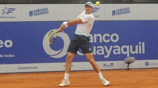 Bagnis superó al peruano Nicolás Álvarez tras 2 horas y 15 minutos de partido.