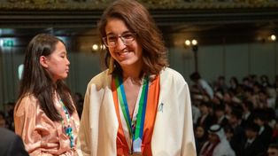Melany cerró su camino como estudiante olímpica con una medalla de bronce.
