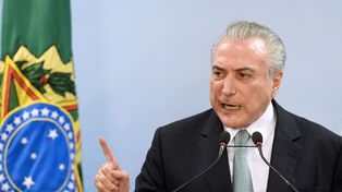 El presidente Temer quedó en una situación muy complicada tras la supuesta grabación.&nbsp;