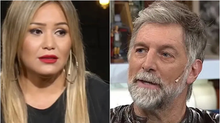 Karina fue víctima de las burlas del conductor Horacio Cabak.