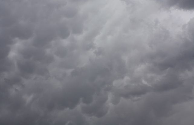 Un sábado nublado y frío