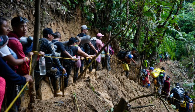 La peligrosa travesía de la selva del Darién