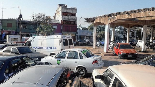 Una ambulancia trucha, descubierta en un control de tránsito